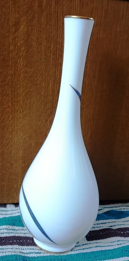 香蘭社の花瓶 一輪挿しタイプ オーキッドレース？ 箱あり 送料込み_画像2