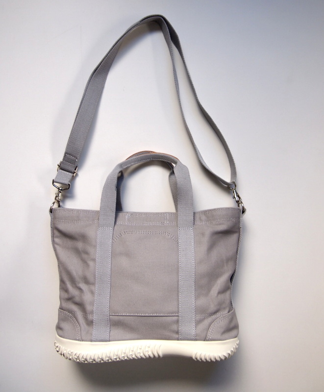 美品●SPINGLE MOVE スピングルムーブ 2way ソール トートバッグ ショルダーバッグ LIGHT GRAY 帆布_画像3