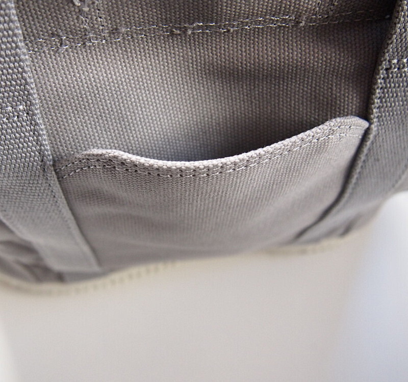 美品●SPINGLE MOVE スピングルムーブ 2way ソール トートバッグ ショルダーバッグ LIGHT GRAY 帆布_画像8