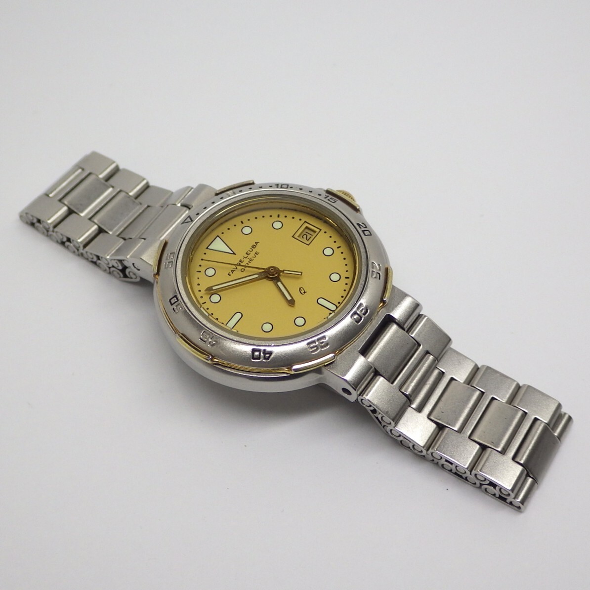 FAVRE-LEUBA ファーブルルーバ レディース クォーツ ダイバータイプ スイス ジュネーブ コンビ ゴールド_画像7