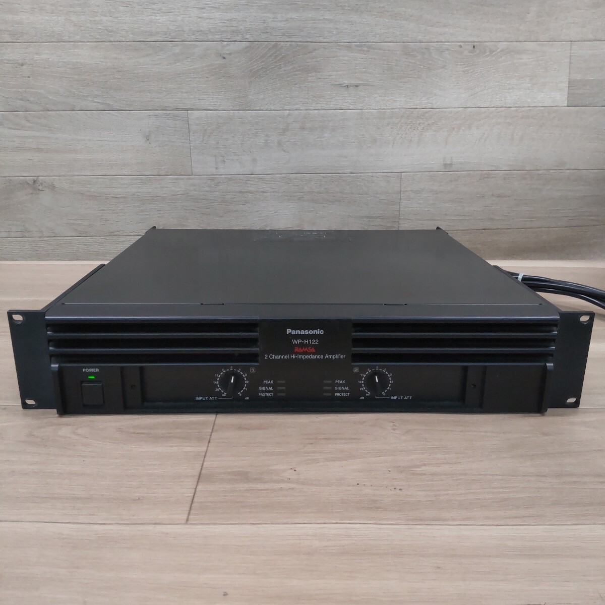 LSD-20251114-1182 Panasonic панама Sonic Power усилитель WP-122 звуковая аппаратура звук оборудование RAMSA электризация подтверждено текущее состояние товар 