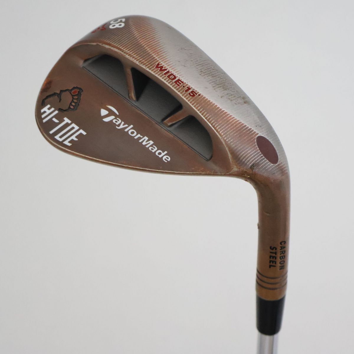 ●訳有1円〜！テーラーメイド★MILLED GRIND HI-TOE WIDE　BIG FOOT ウェッジ　58°DynamicGold スチール　S200　(82997_画像1