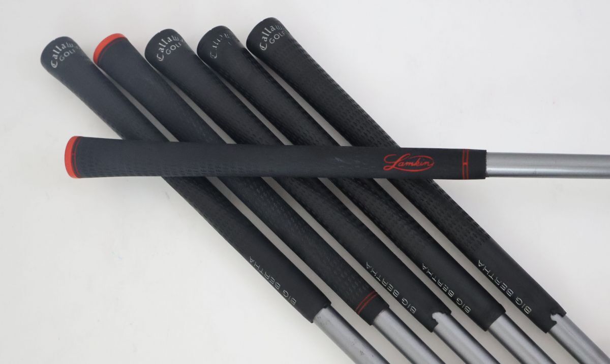 ●1円〜！名器！キャロウェイ★STEELHEAD X-14 アイアン 6本セット BIG BERTHA STEELHEADカーボン FIRM（S） (82586の画像5