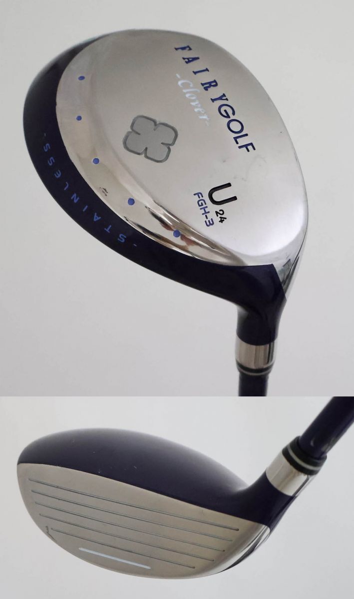 ●訳有激安！レディース 8本セット！FAIRGOLF（フェアリー）★Clover　クローバー　FGH-3　1W＆FW＆UT＆アイアン4本＆パター　L（83365_画像6