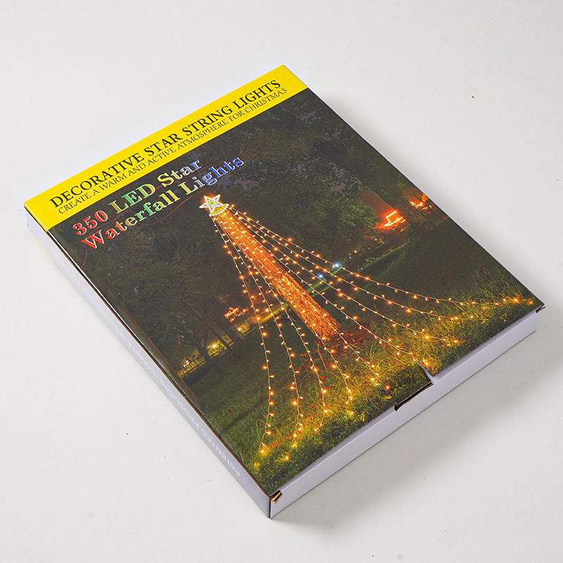  популярный товар Рождество для LED ilmi звезда type LED свет 350 лампочка украшение установка 8 режим занавески свет закрытый наружный двоякое применение ... party новый год праздничный день 