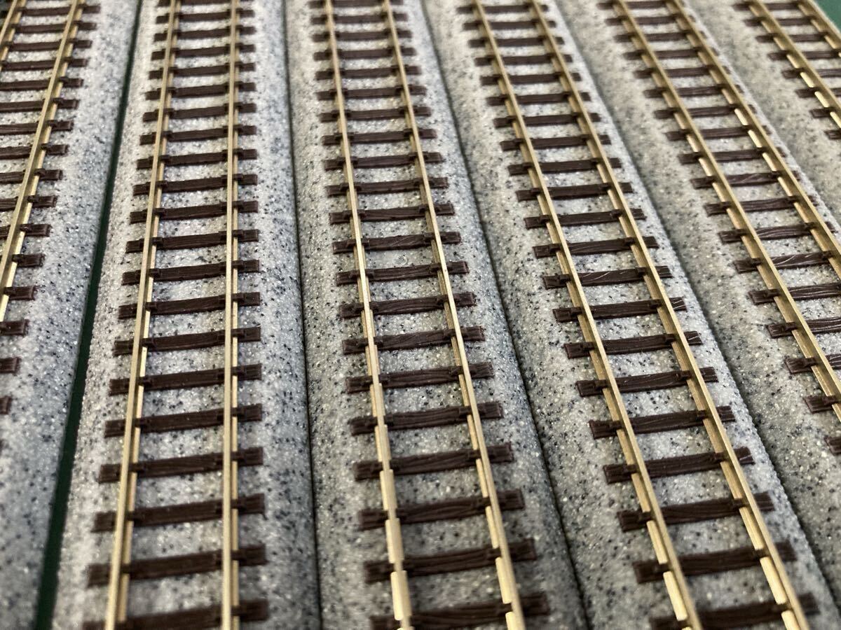 KATO ユニトラック 灰色 直線線路 S248 10本セット ①_画像2