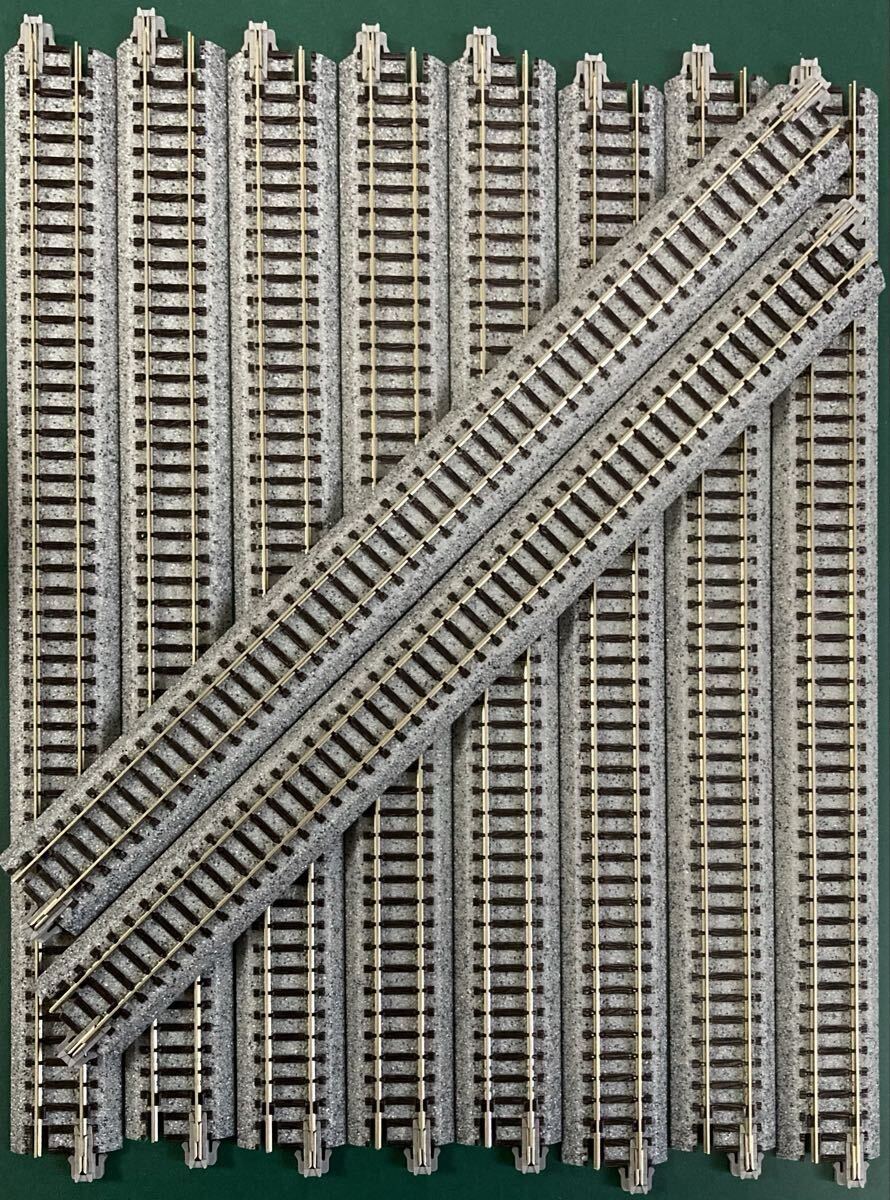 KATO ユニトラック 灰色 直線線路 S248 10本セット ①_画像1