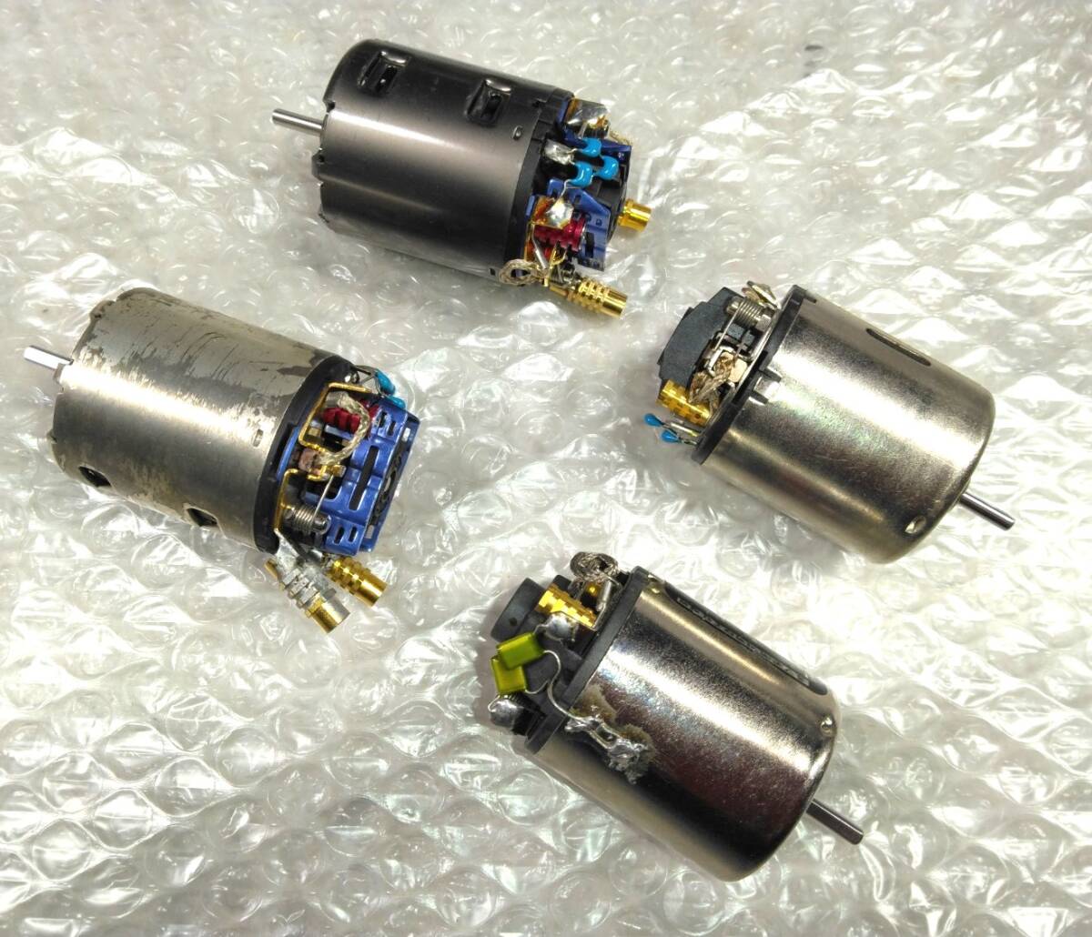 ヨコモ　Tブラシモーター　T-MAX　LR　SR　プロストックモーター　中古　４個まとめて　簡単な動作確認済み_画像2