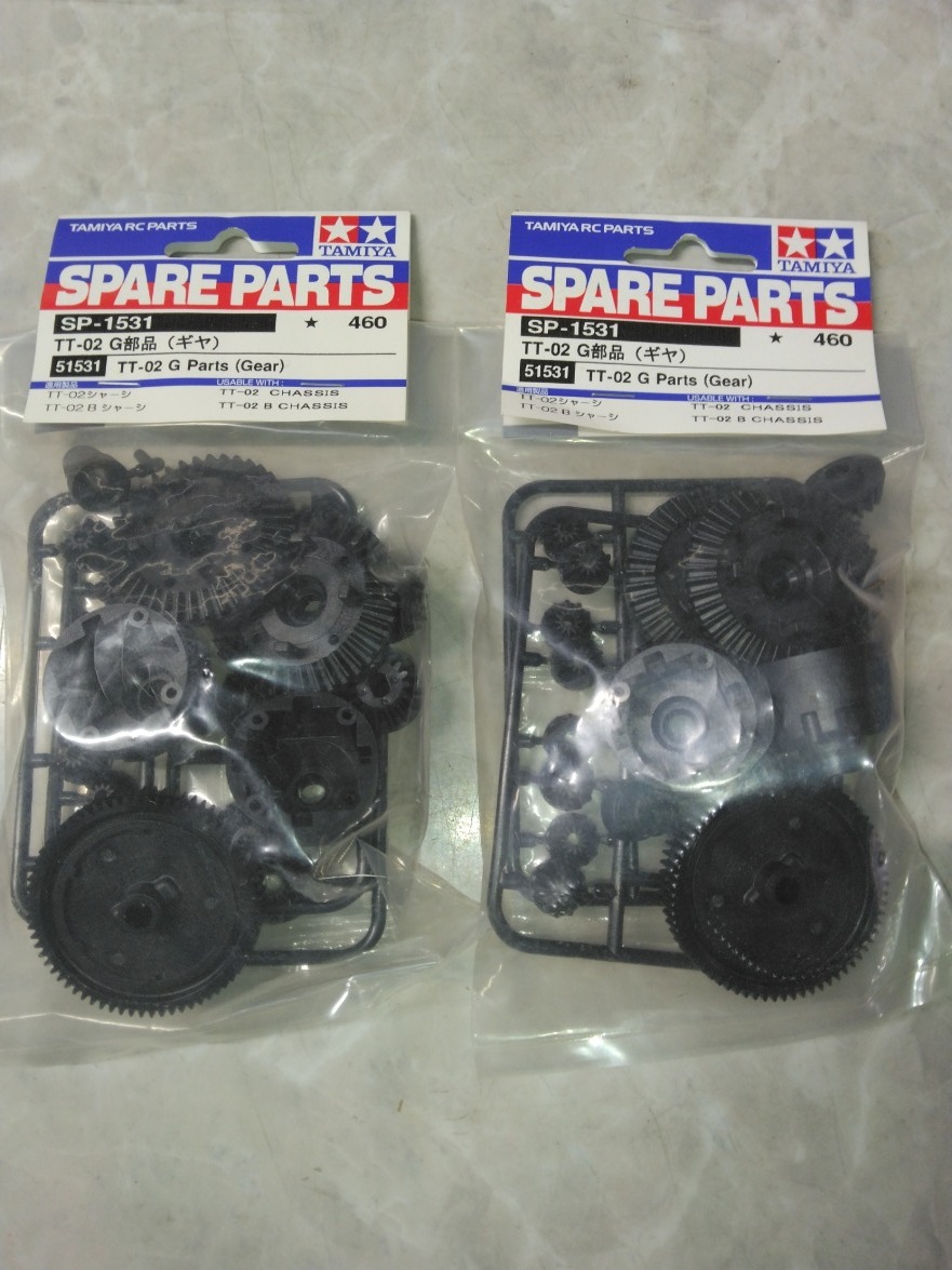 TAMIYA タミヤ TTー02 １/１０ドリフトカーを購入の際、それぞれ買い足した 小物予備パーツです 未使用ジャンクDセット_画像6