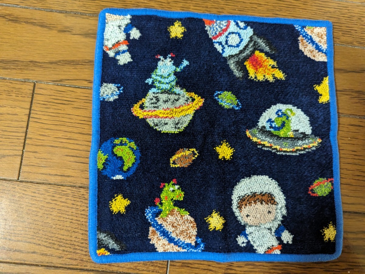 FEILER フェイラータオルハンカチ　宇宙柄　2525_画像1