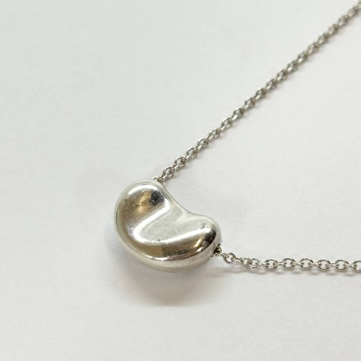 TIFFANY＆Co. ティファニー ビーンズ ネックレス ミニ SV925 シルバー 3.3g_画像4