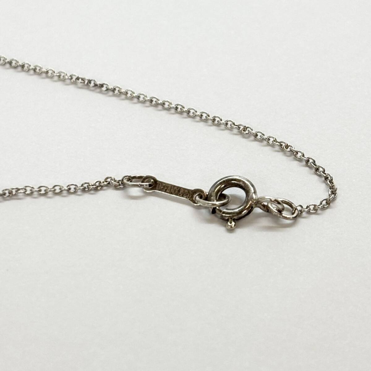 TIFFANY＆Co. ティファニー ビーンズ ネックレス ミニ SV925 シルバー 3.3g_画像7