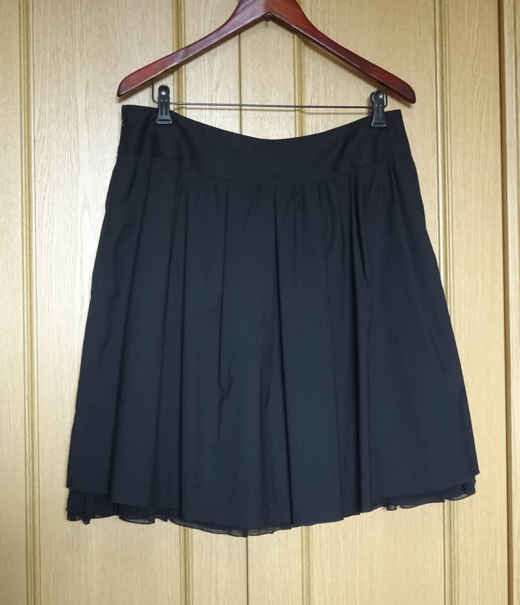 LEST ROSE レストローズ スカート 17号 大きいサイズ シフォン付き_画像2