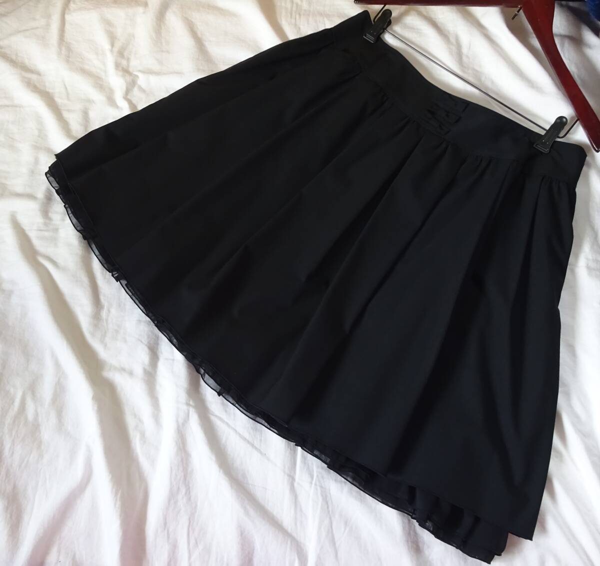 LEST ROSE レストローズ スカート 17号 大きいサイズ シフォン付き_画像9