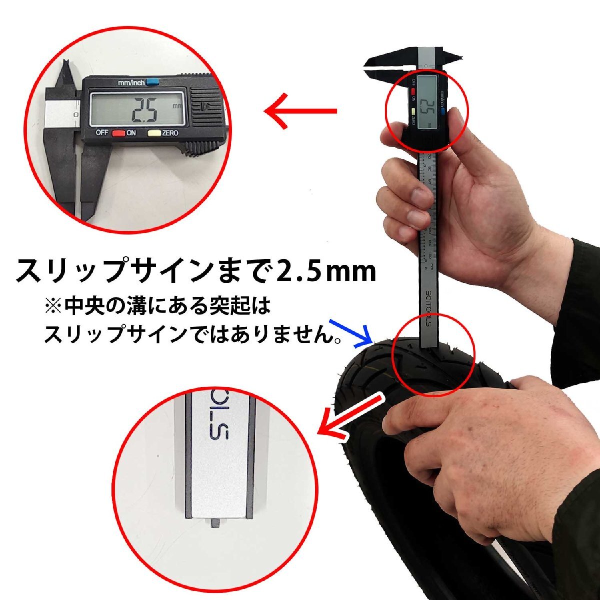 再入荷！ 3.00-10 TL L-637 BPCタイヤ バイク オートバイ タイヤ 高品質　300-10 2本セット_画像5