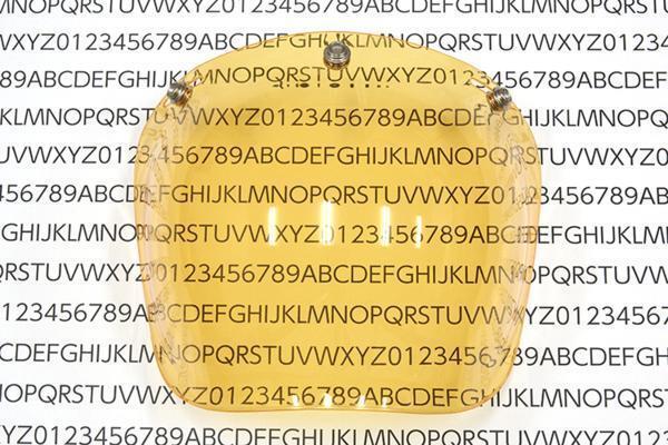 バブルシールド 単色 アンバー 新品 バイクパーツセンター_画像2