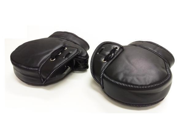 バイク用 防寒ハンドルカバー ハンドウォーマー ハンドルカバー スクーター ハンドル 汎用 左右セット バイクパーツセンター_画像4