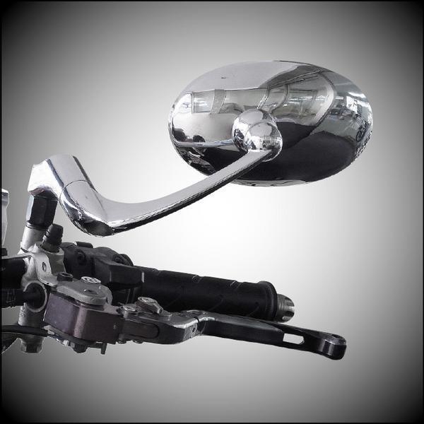 カスタムミラー 35号 バレンタイプＢ 鏡面クリア 新品 バイクパーツセンター_画像2