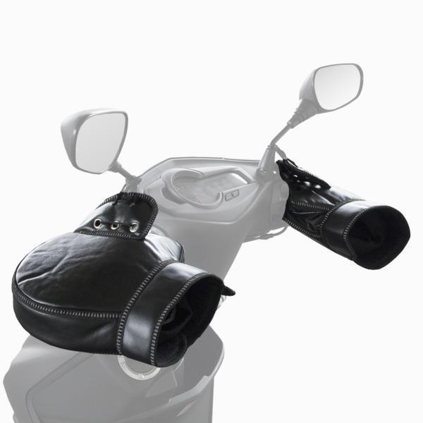 バイク用 防寒ハンドルカバー ハンドウォーマー ハンドルカバー スクーター ハンドル 汎用 左右セット バイクパーツセンター_画像6