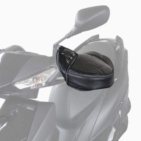 バイク用 防寒ハンドルカバー ハンドウォーマー ハンドルカバー スクーター ハンドル 汎用 左右セット バイクパーツセンター_画像7