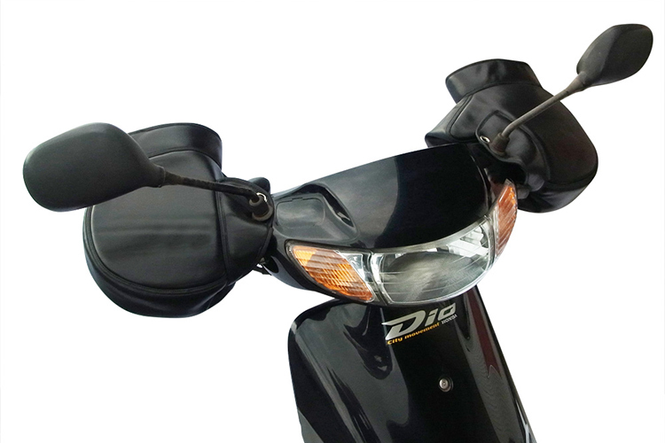 バイク用 防寒ハンドルカバー ハンドウォーマー ハンドルカバー スクーター ハンドル 汎用 左右セット バイクパーツセンター_画像8