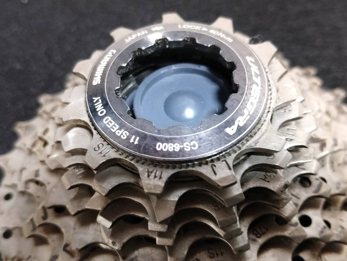 SHIMANO ULTEGRA CS-6800 (11-28T) 11S シマノ アルテグラ HGカセット スプロケット 11スピード ギア カセット スプロケット_画像2