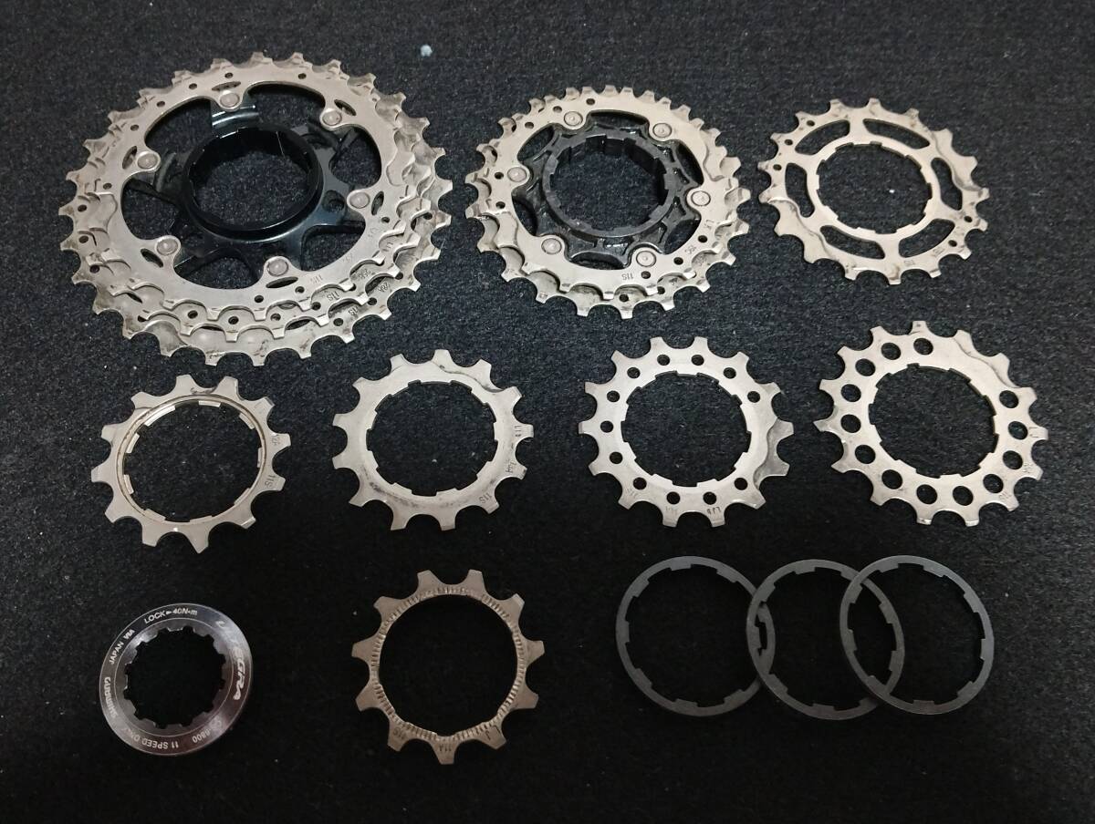 SHIMANO ULTEGRA CS-6800 (11-28T) 11S シマノ アルテグラ HGカセット スプロケット 11スピード ギア カセット スプロケット_画像4