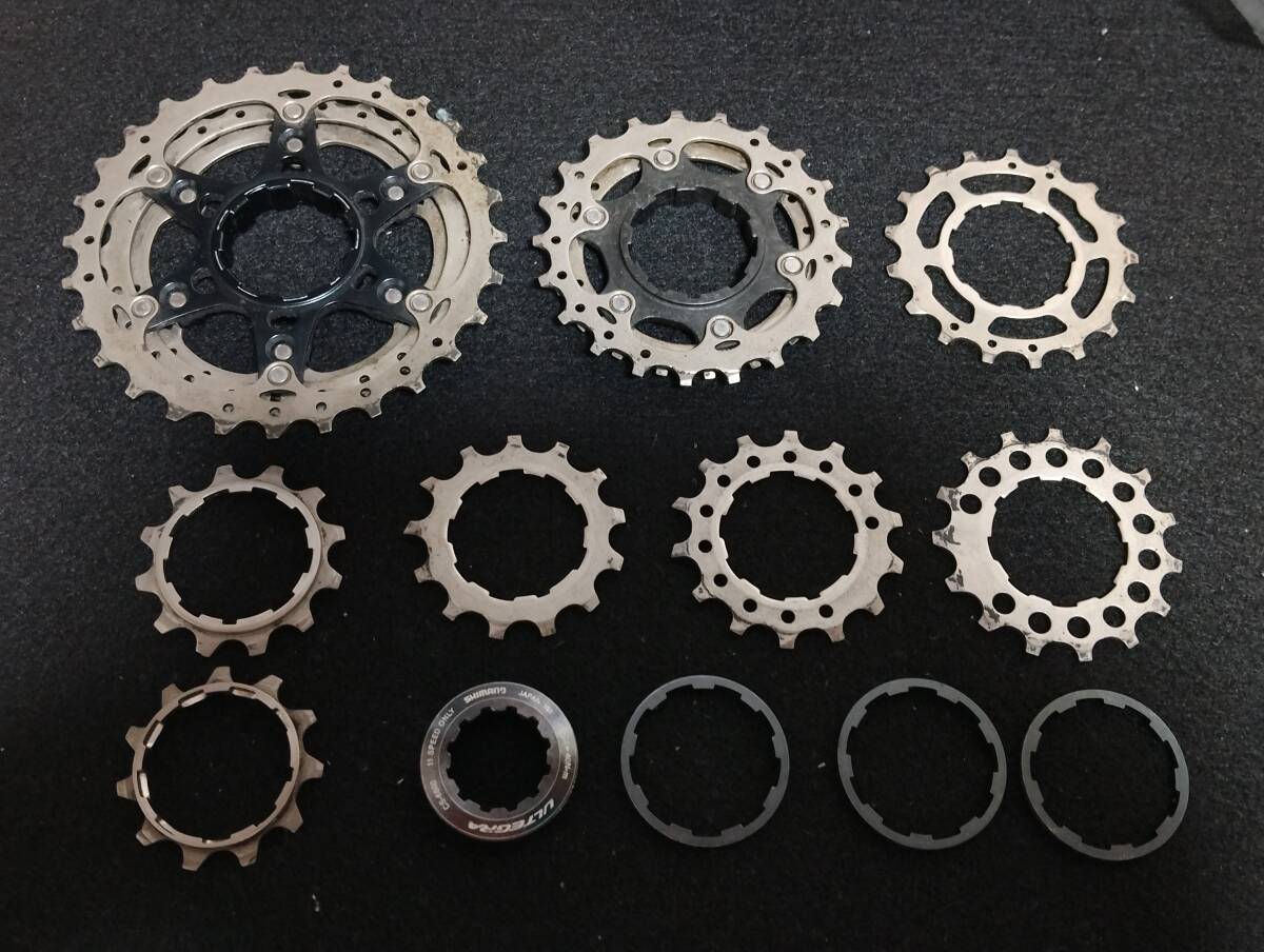 SHIMANO ULTEGRA CS-6800 (11-28T) 11S シマノ アルテグラ HGカセット スプロケット 11スピード ギア カセット スプロケット_画像8