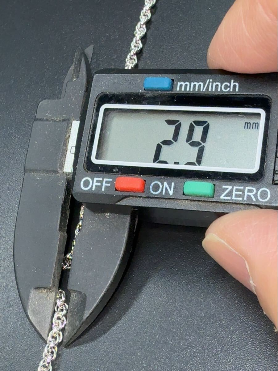 「大特価」 K18WG地金ネックレス　ウノアエレ　 KS-15 YMB_画像8