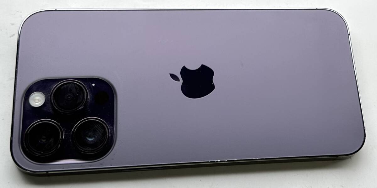 1 иен ~[ б/у / прекрасный товар / первый период . settled ]Apple iPhone14 Pro Max 512GB глубокий лиловый MQ913J/A SIM свободный 