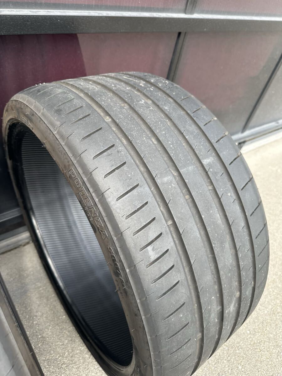 ブリヂストン POTENZA ポテンザ S007A 285 30 21 100Y BRIDGESTONE 2本 2021年製 中古_画像6