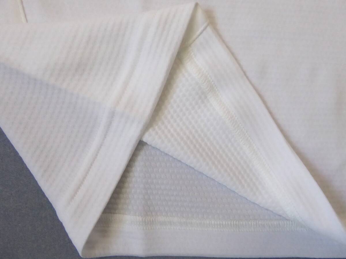 FOOTJOY GOLF フットジョイ ゴルフ チェストライン 吸汗速乾 UVケア ストレッチ モックネック長袖シャツ　XL　白　_画像6