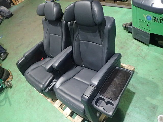 アルファード/ヴェルファイア　20　キャプテンシート左右セット　黒レザー　電動　25111305_画像2