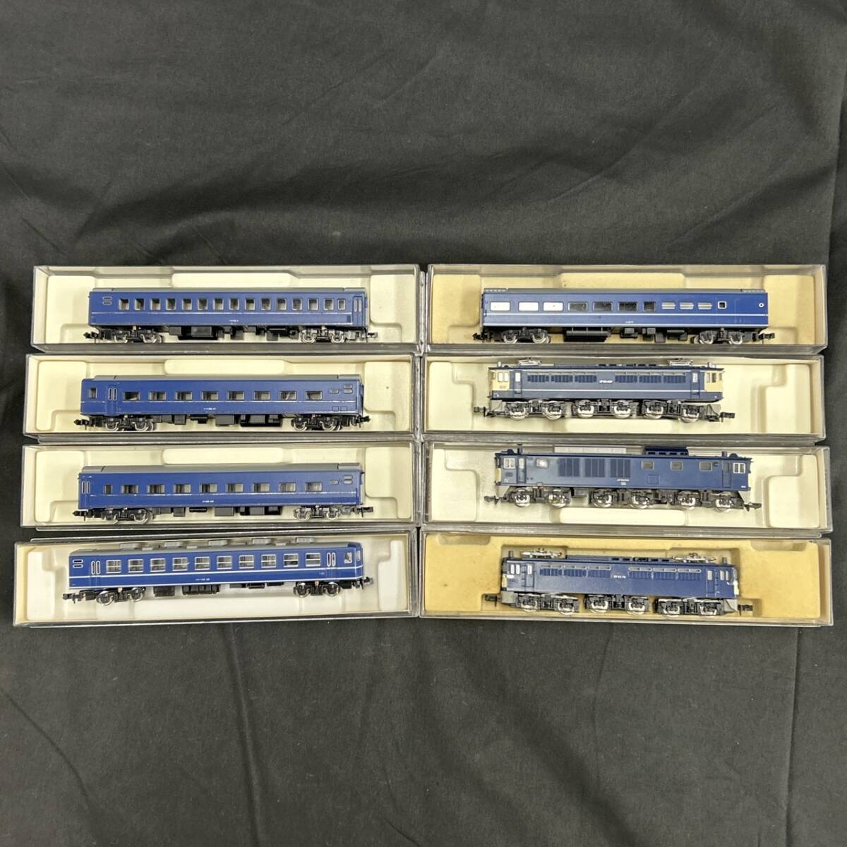 25大/A026329-1/MS3000/C121-301/鉄道模型 8点まとめ 特急形寝台客車 オハネ25 117/オハフ13 38/EF65 1107/他 KATO×7 TOMIX×1 Nゲージ_画像1