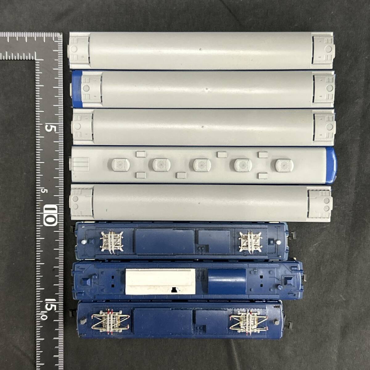 25大/A026329-1/MS3000/C121-301/鉄道模型 8点まとめ 特急形寝台客車 オハネ25 117/オハフ13 38/EF65 1107/他 KATO×7 TOMIX×1 Nゲージ_画像4