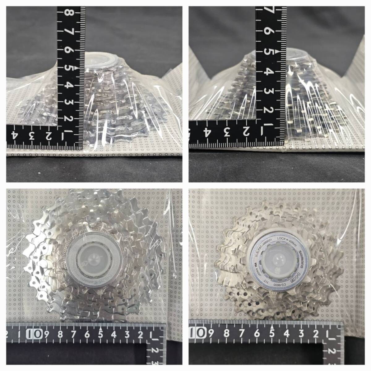 25国/A037449-2/CG3000/D121-421/カセットスプロケット　2点まとめ　SHIMANO　シマノ　CS6500/CS6600　ロードバイク用_画像10