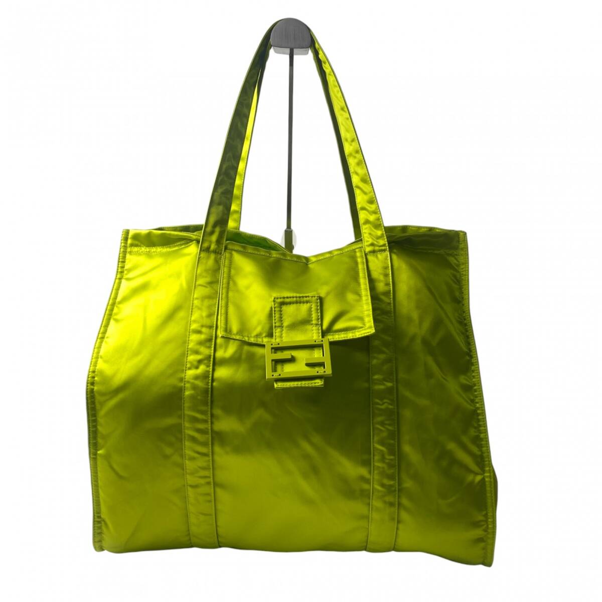 美品 フェンディ FENDI レディース ナイロン トートバッグ エコバッグ 8BH404_画像1