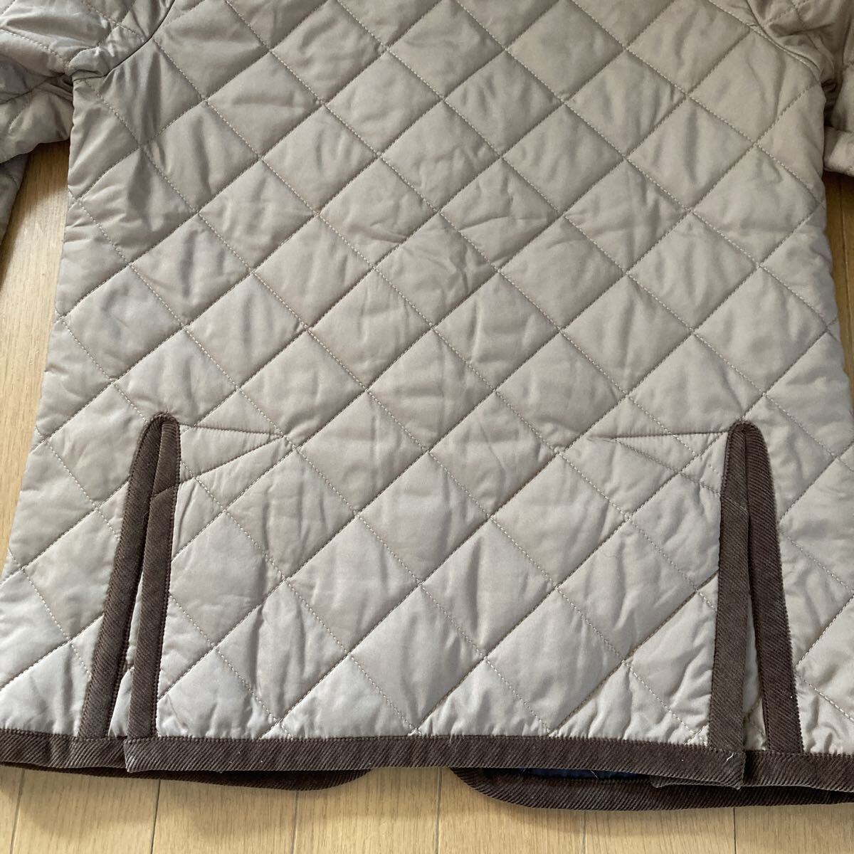 NIMES ニームス　 キルティングジャケット ベージュサイズ1_画像3