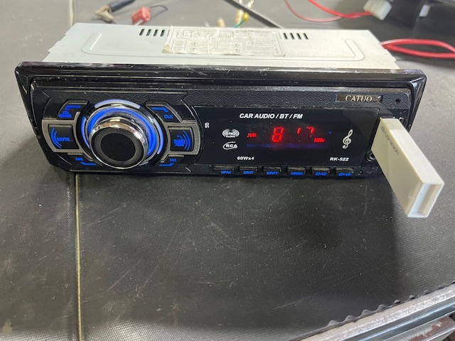 ★通電OK★Bluetooth カーオーディオ 1DIN USB FM RCA RK-522 即納_画像4