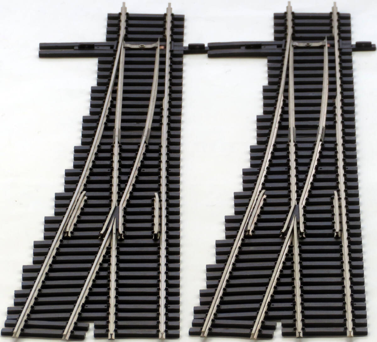 ▲HO大型手動ポイント分岐器R右セット▲固定式線路シノハラ篠原レールSHINOHARA16.5mmゲージ30cm 留置線上下交換片渡り線ジオラマCODE100N6_画像3