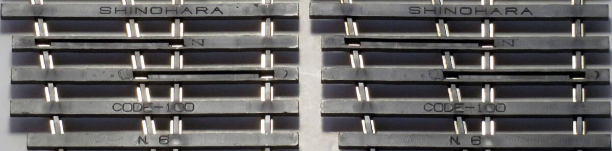 ▲HO大型手動ポイント分岐器R右セット▲固定式線路シノハラ篠原レールSHINOHARA16.5mmゲージ30cm 留置線上下交換片渡り線ジオラマCODE100N6_画像6