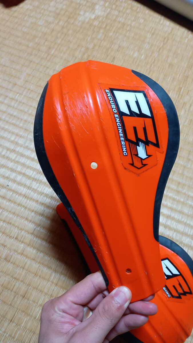 エンデューロエンジニアリング モトルーストデフレクター 補修パーツ ENDURO ENGINEERING オレンジ_画像5