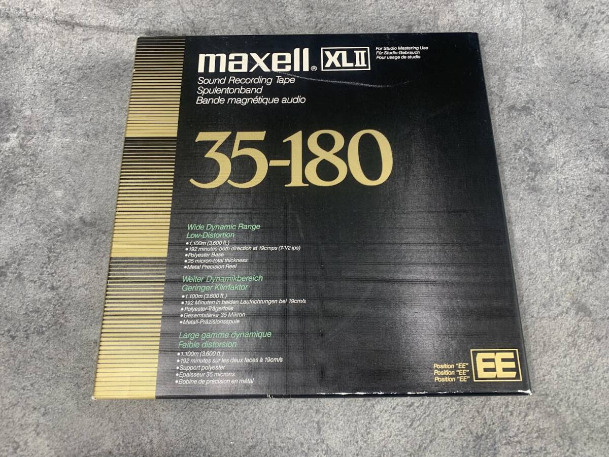 【 maxell XLⅡ 35‐180 オープンリール 】マクセル 音楽 音響_画像1