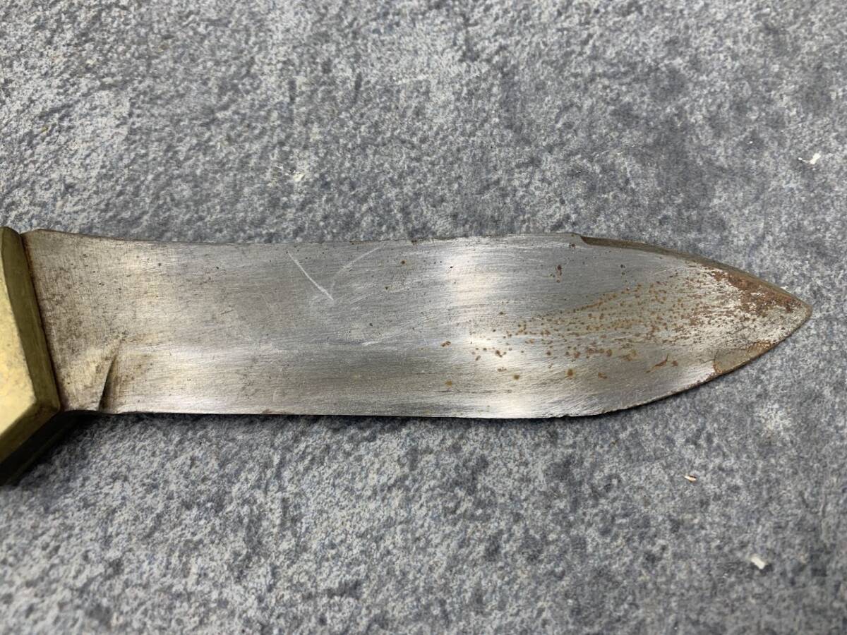 【 アウトドア ナイフ 革ケース付き 】サバイバルナイフ アウトドア キャンプ KNIFE_画像2