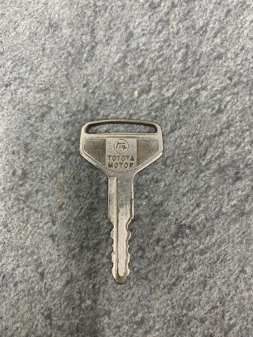 [ TOYOTA старый машина ключ ключ ] Showa Retro Toyota 