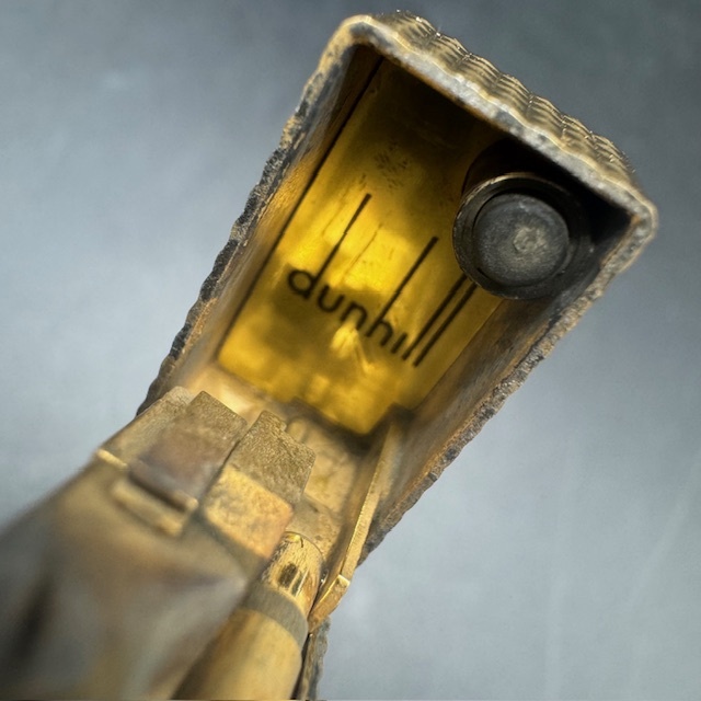 【A】1円出品 dunhill ダンヒル ローラー ガスライター ライター ゴールドカラー ローラー式 喫煙具 喫煙グッズ 火花〇 生前整理 14323_画像10