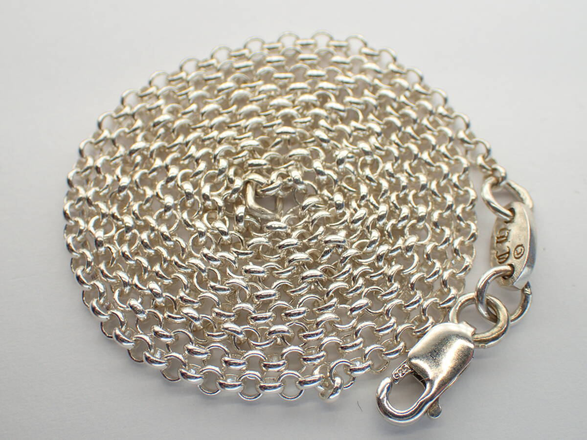 正規品CHROME HEARTS ★ロールチェーンネックレス18インチ46cm★_画像1