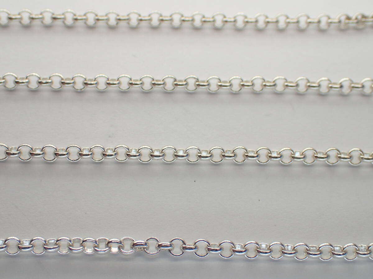 正規品CHROME HEARTS ★ロールチェーンネックレス18インチ46cm★_画像4