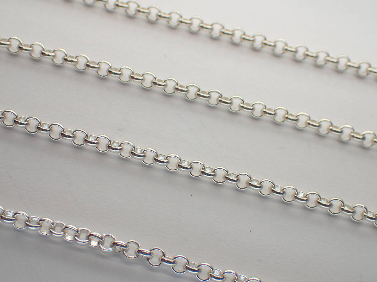 正規品CHROME HEARTS ★ロールチェーンネックレス18インチ46cm★_画像9