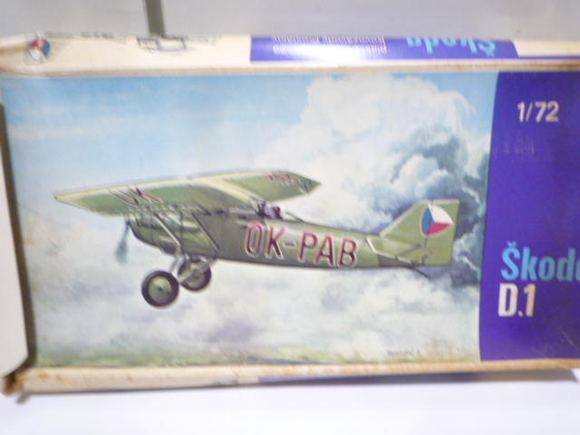 値下げ 箱やられ KP 1/72 Skoda D.1(Dewoitine D.21)_画像1